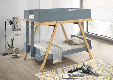 Frankie Wood Bunk Bed Van Courtland Blue