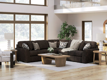 Ashley Furniture Midnight Madness Chocolate L Shape Sectional