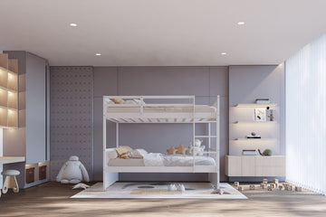 Empire Twin/Twin Bunk Bed White