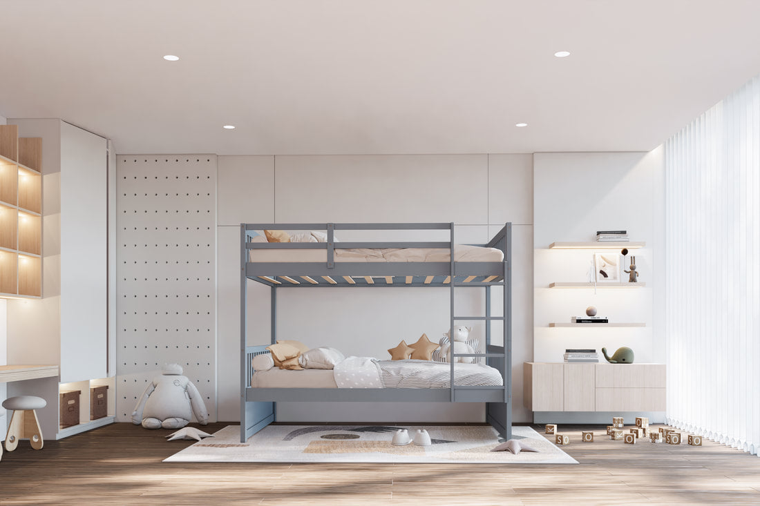 Empire Twin/Twin Bunk Bed Gray
