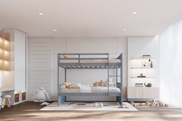 Empire Twin/Twin Bunk Bed Gray