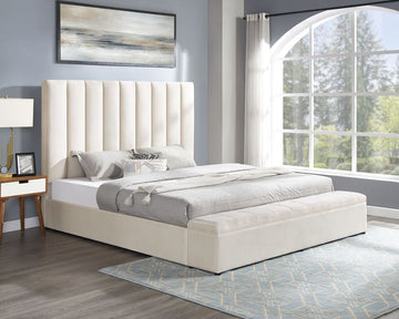 Sevilla Beige Platform Bed