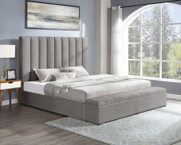 Sevilla Grey Platform Bed