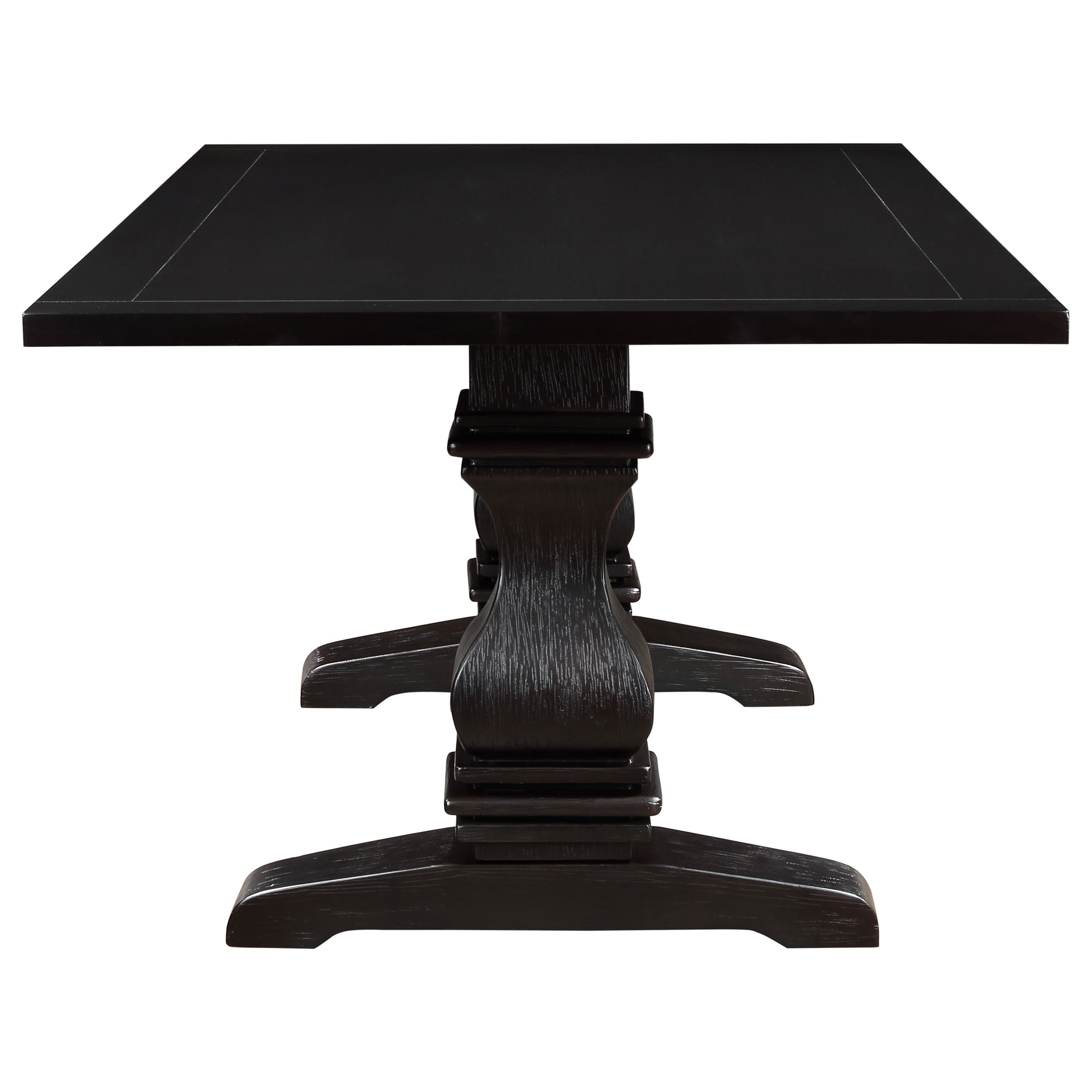 Parkins Rectangular Dining Table Set Rustic Espresso (7pc or 5pc set available)