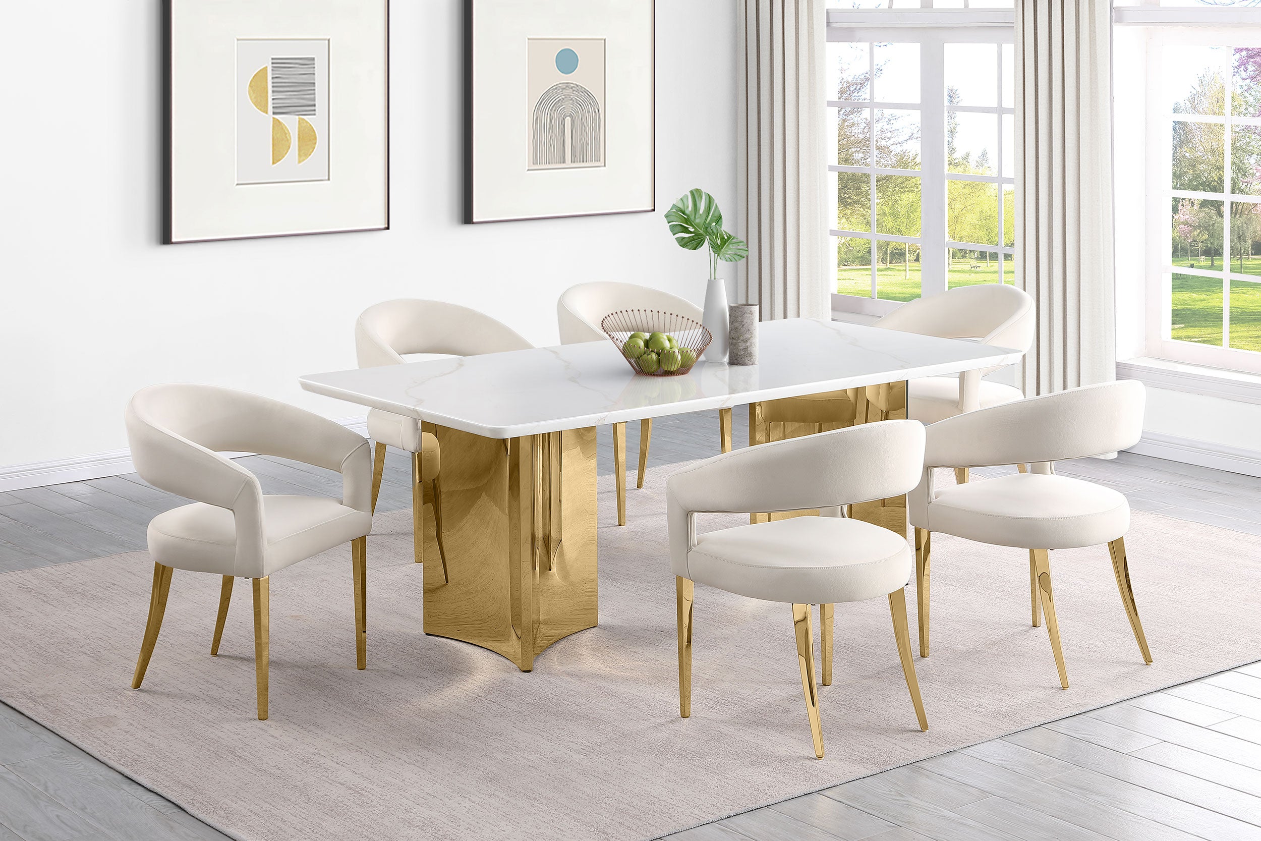 Coaster Tevlin 7pc Dining Set
