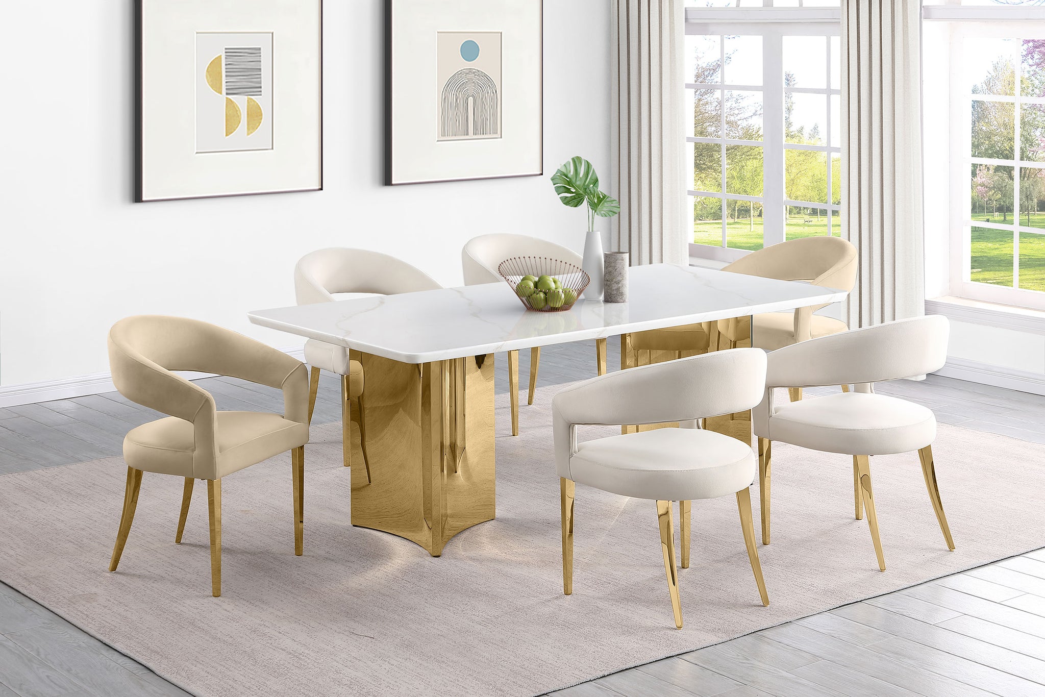 Coaster Tevlin 7pc Dining Set