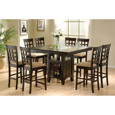  Coaster Furniture Clanton 100438 7 pc Counter Height Dining Set IMAGE 1