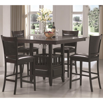  Coaster Furniture Jaden 100958 5 pc Counter Height Dining Set IMAGE 1
