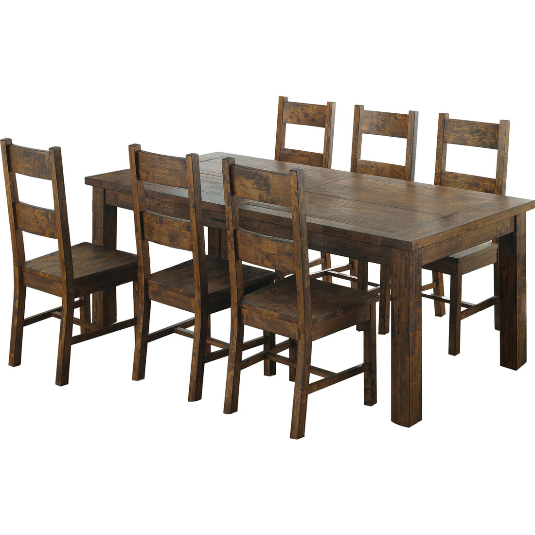  Coaster Furniture Coleman 107041 7 pc Dining Set IMAGE 1