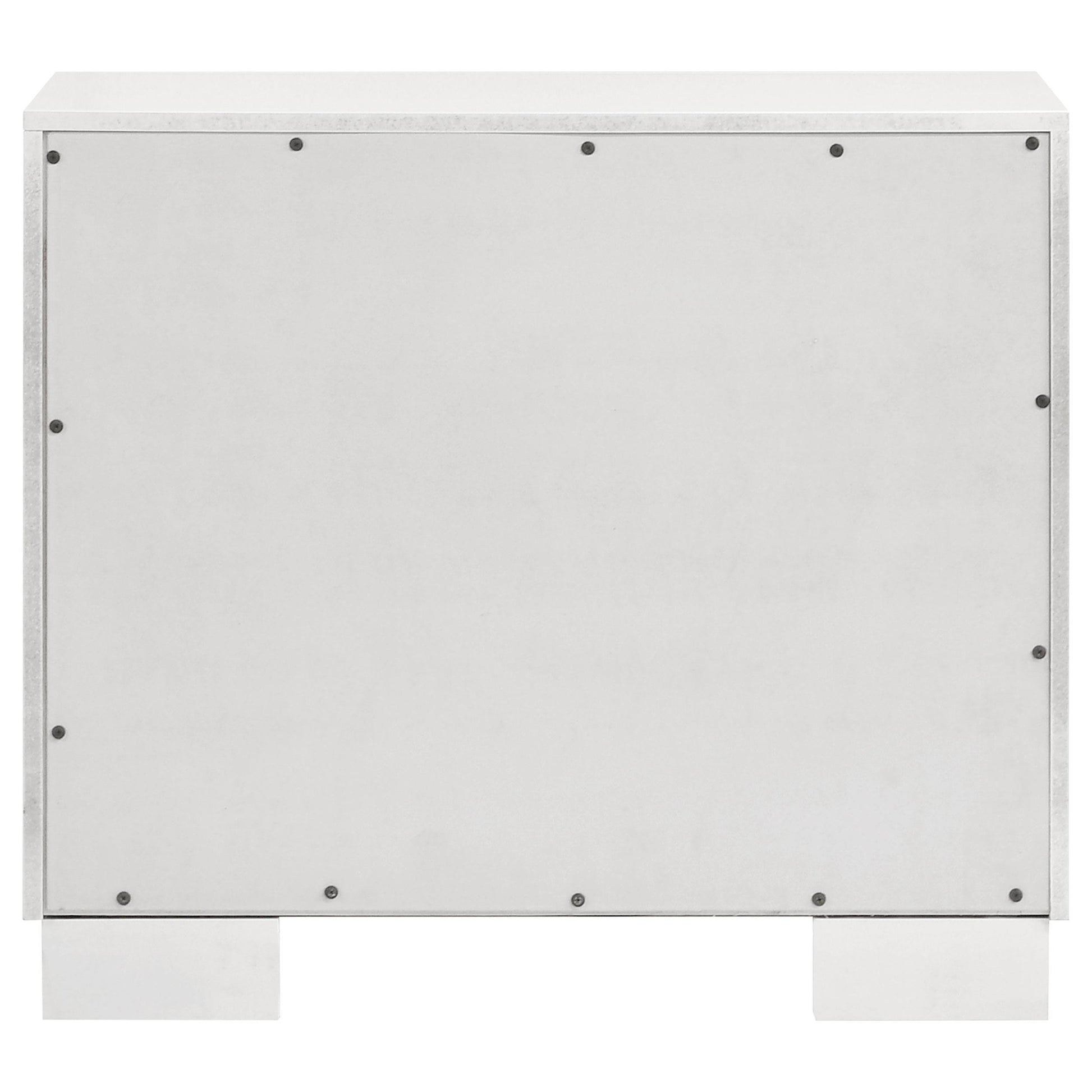  Coaster Furniture Jessica 202992 2-Drawer Nightstand - Snow White IMAGE 6