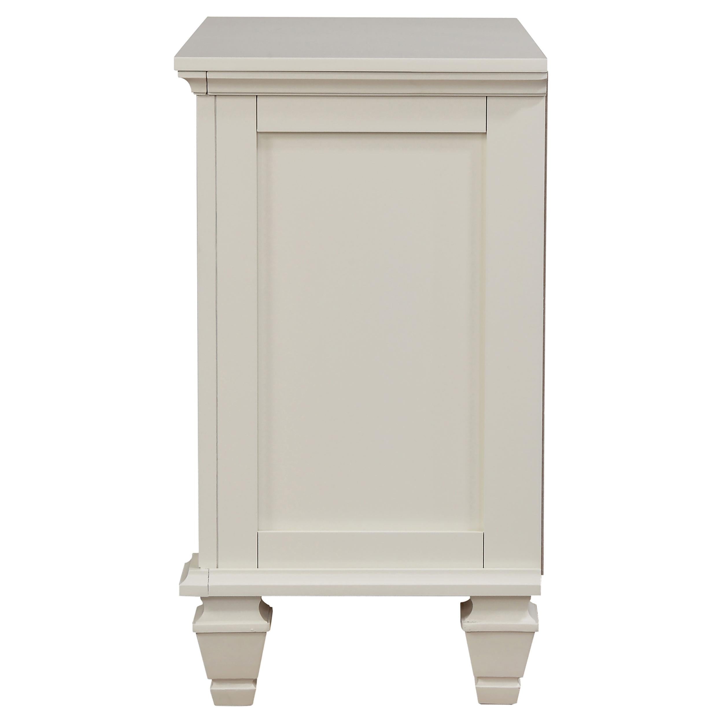  Coaster Furniture Sandy Beach 201302 3-Drawer Nightstand - Cream White IMAGE 4