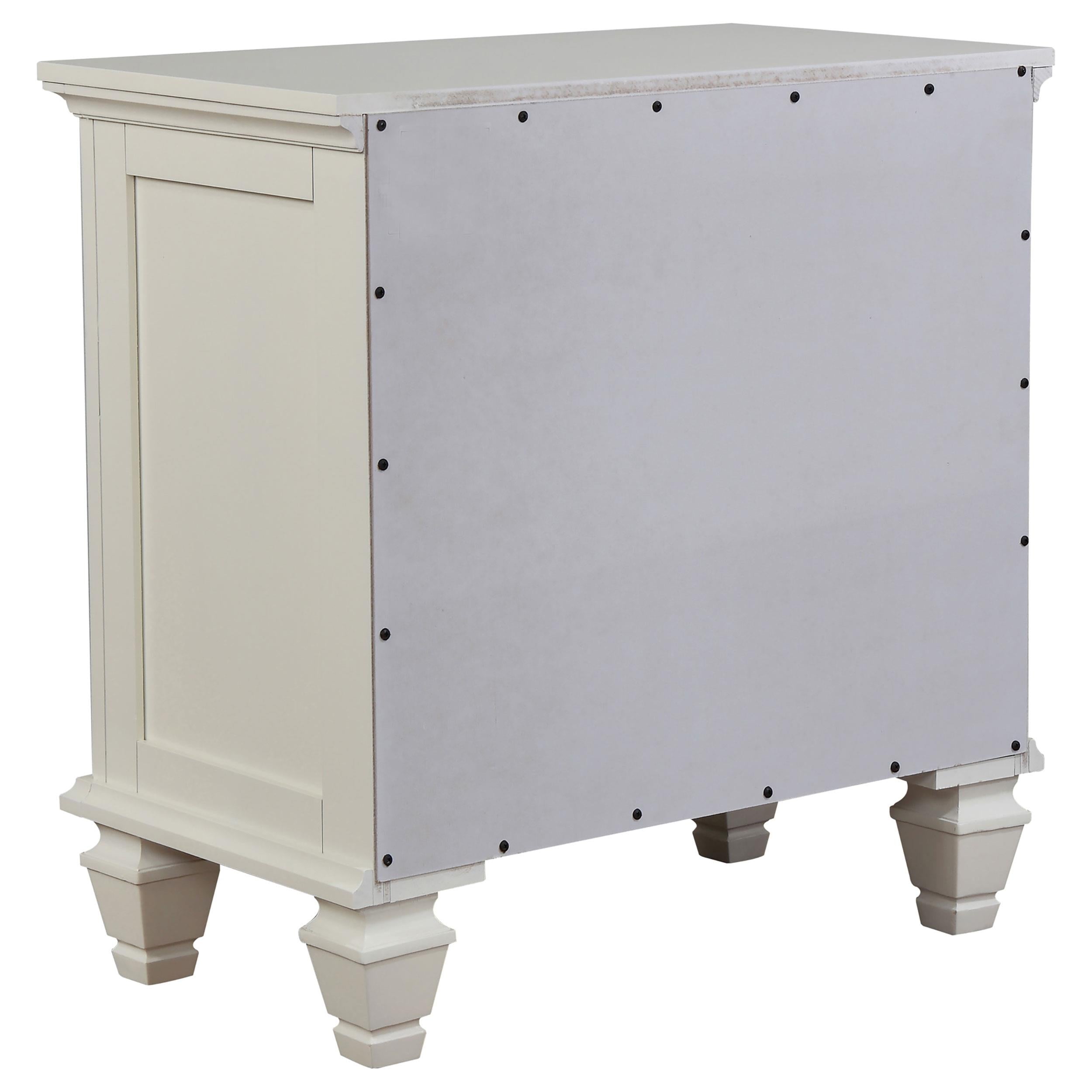  Coaster Furniture Sandy Beach 201302 3-Drawer Nightstand - Cream White IMAGE 5