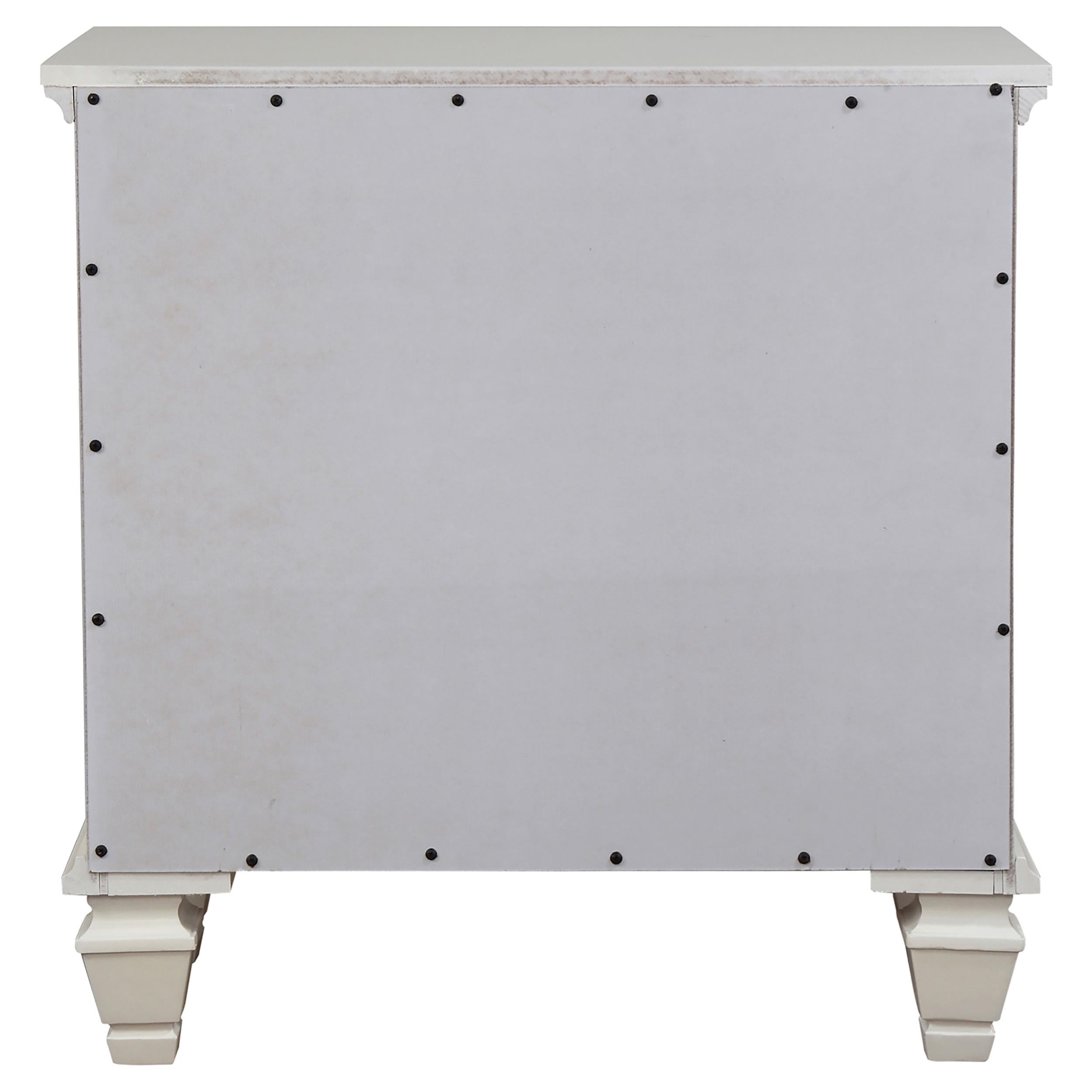  Coaster Furniture Sandy Beach 201302 3-Drawer Nightstand - Cream White IMAGE 6