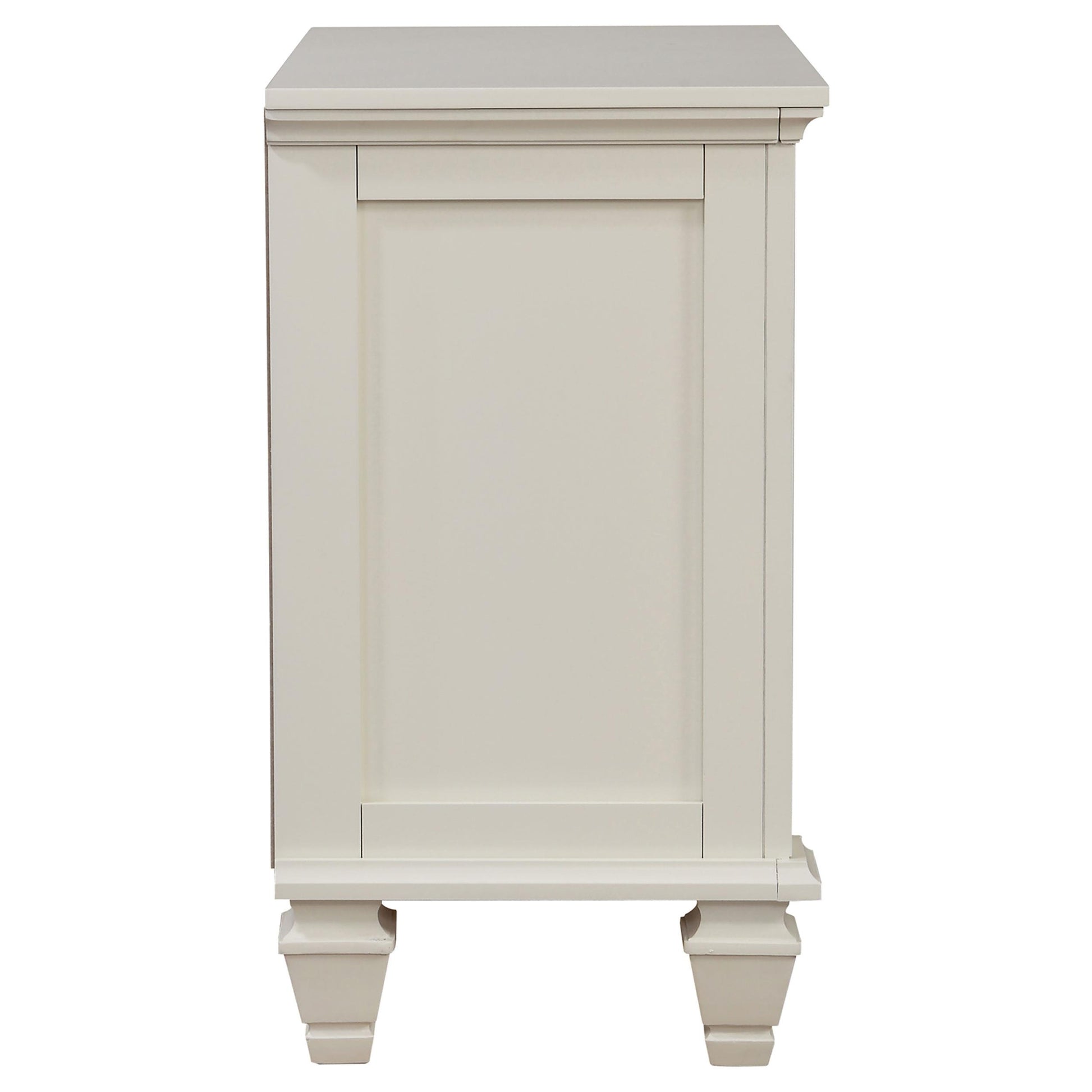  Coaster Furniture Sandy Beach 201302 3-Drawer Nightstand - Cream White IMAGE 8