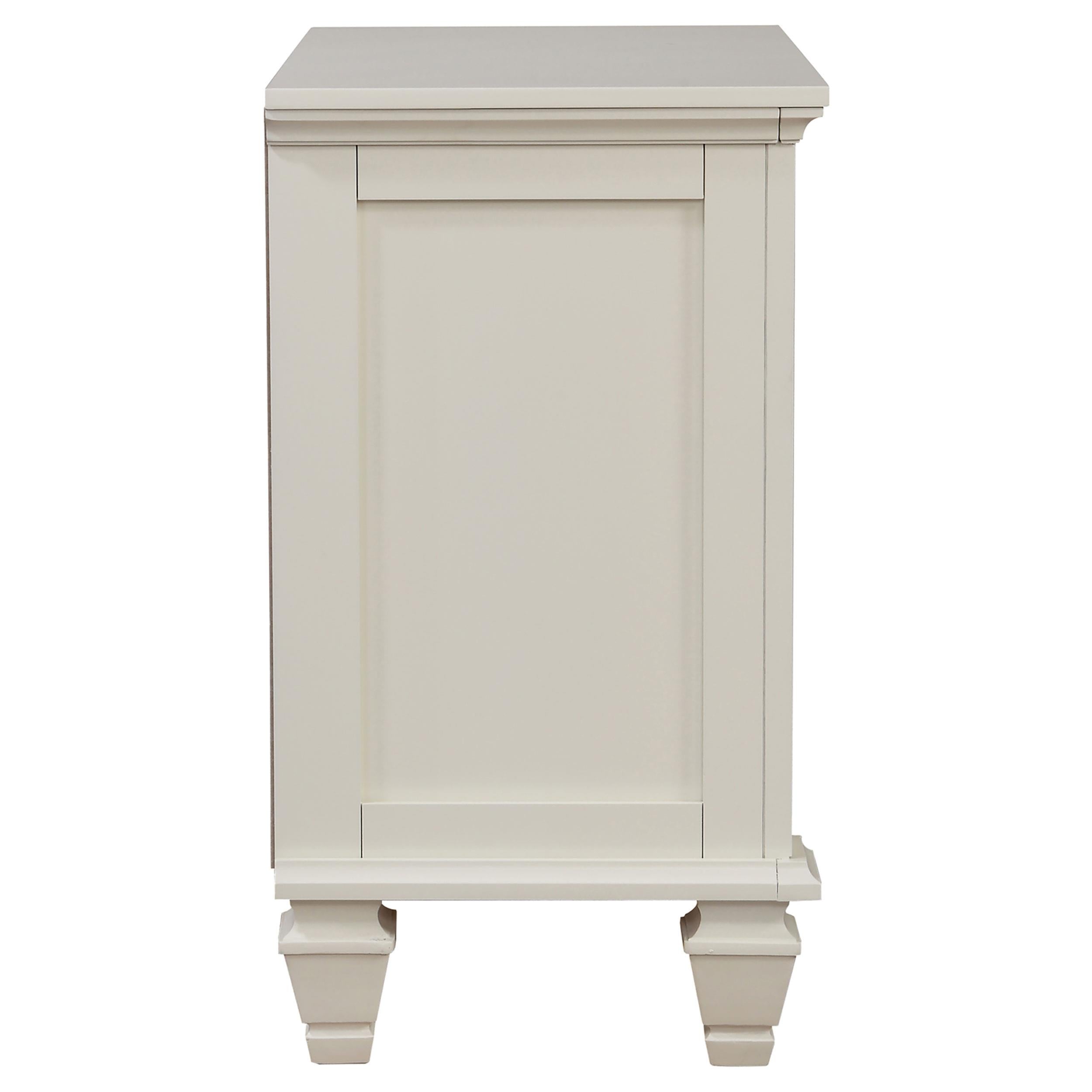  Coaster Furniture Sandy Beach 201302 3-Drawer Nightstand - Cream White IMAGE 8