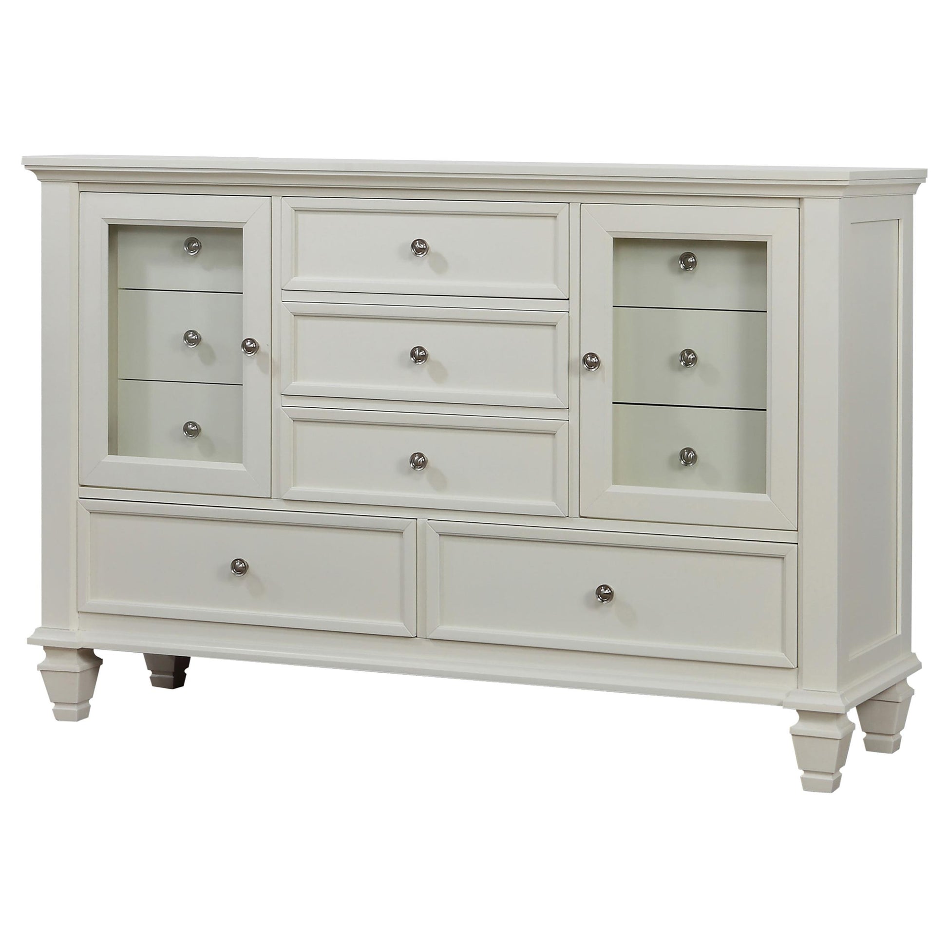  Coaster Furniture Sandy Beach 201303 11-Drawer Dresser - Cream White IMAGE 3