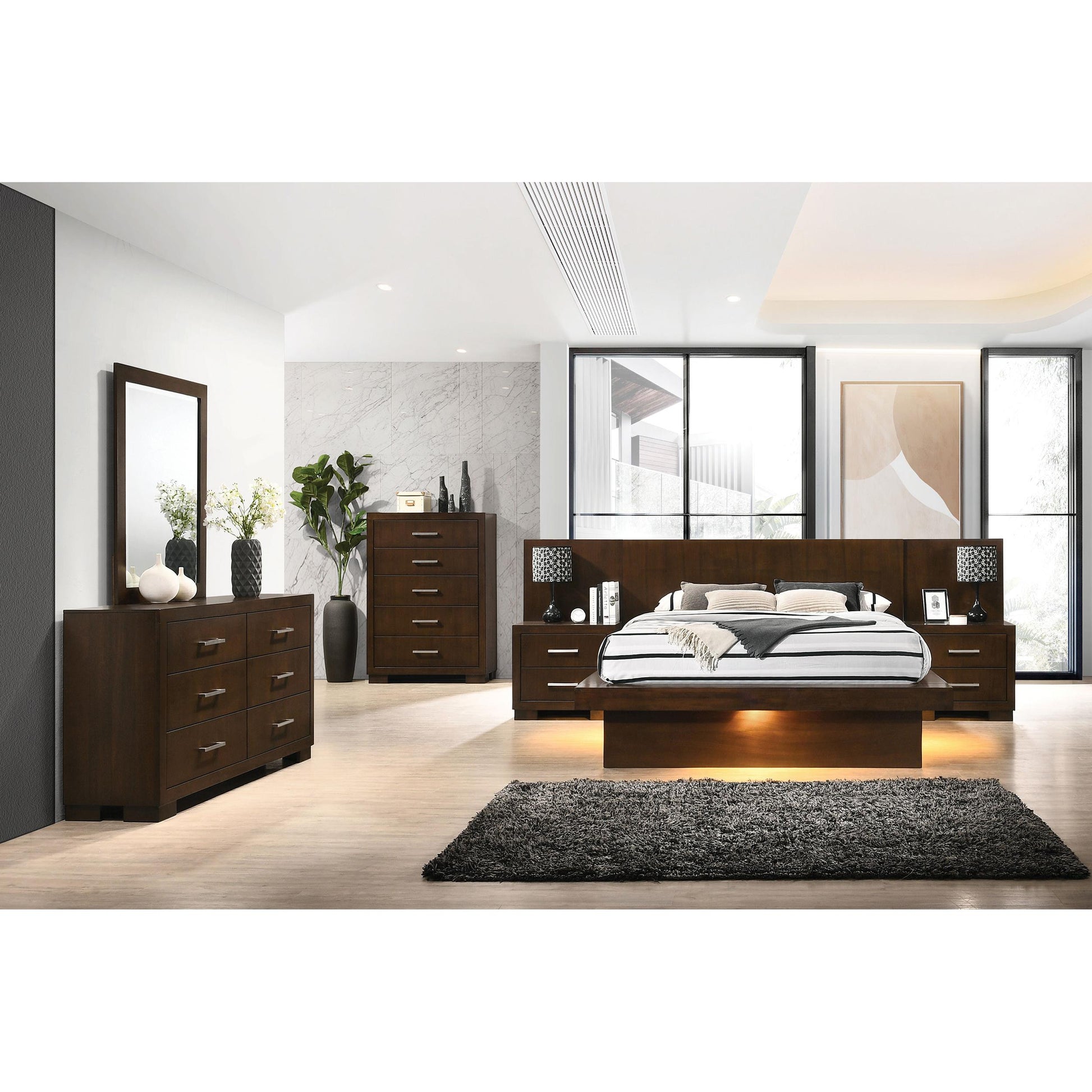  Size_King  -- Coaster Furniture Jessica Panel Bed IMAGE 7