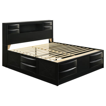 Size_King  -- Coaster Furniture Briana Bookcase Bed with Storage IMAGE 1