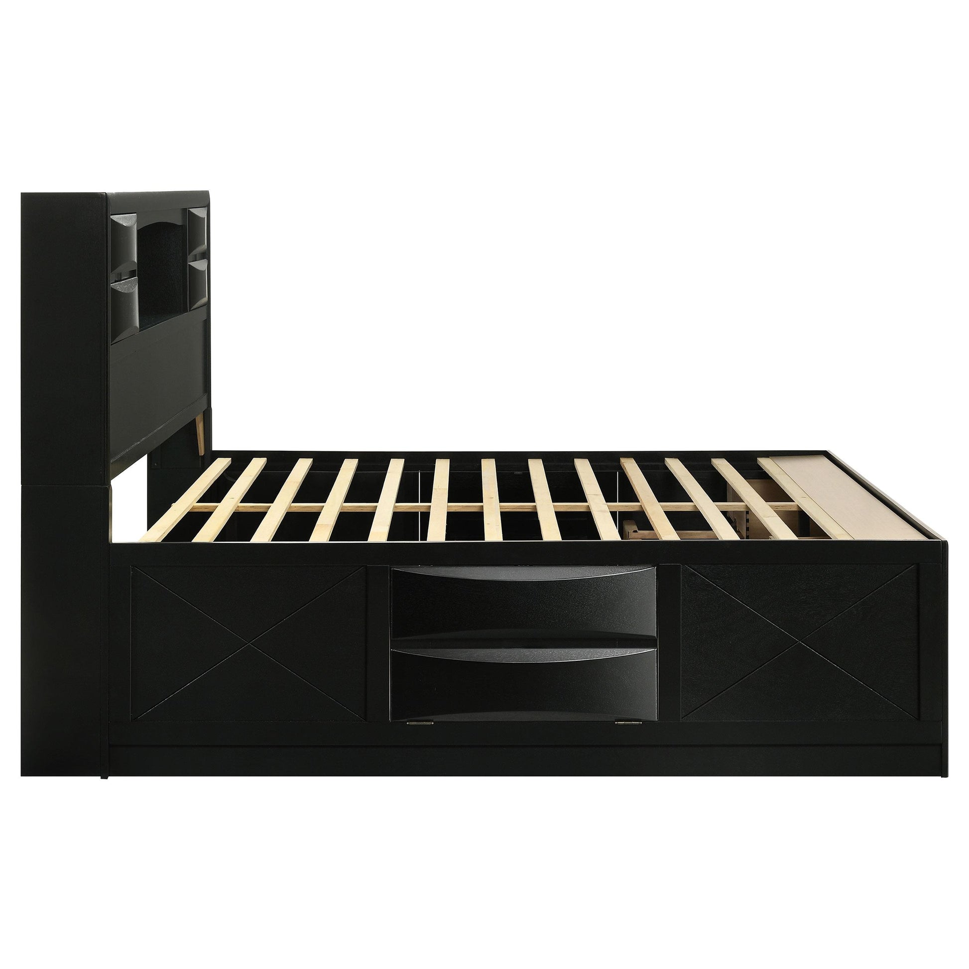 Size_King  -- Coaster Furniture Briana Bookcase Bed with Storage IMAGE 5
