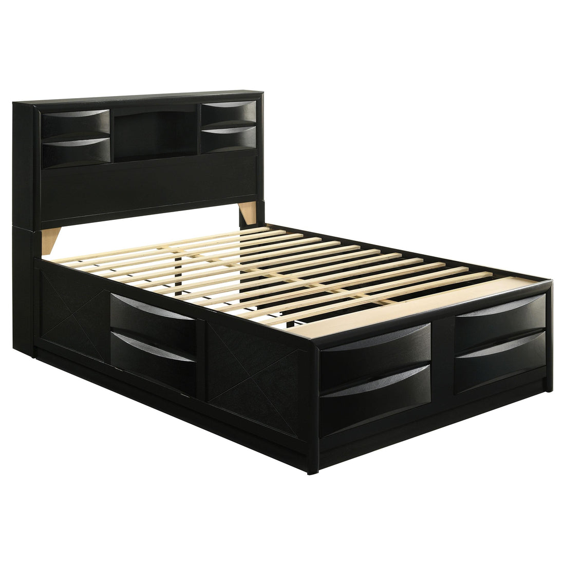  Size_King  -- Briana Bookcase Bed with Storage IMAGE 1