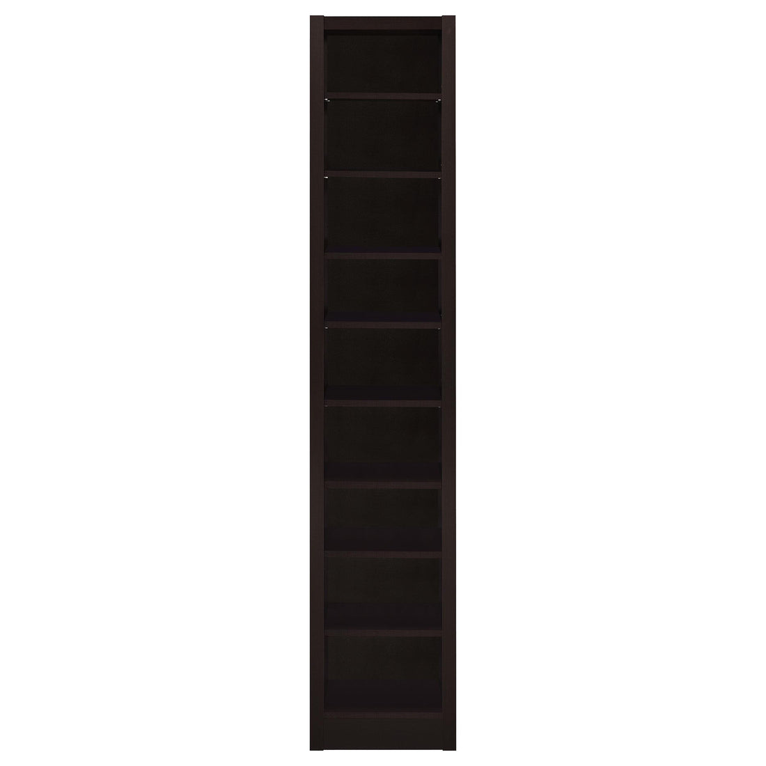  Coaster Furniture Eliam 800285 71-inch 9-shelf Bookcase - Cappuccino IMAGE 1