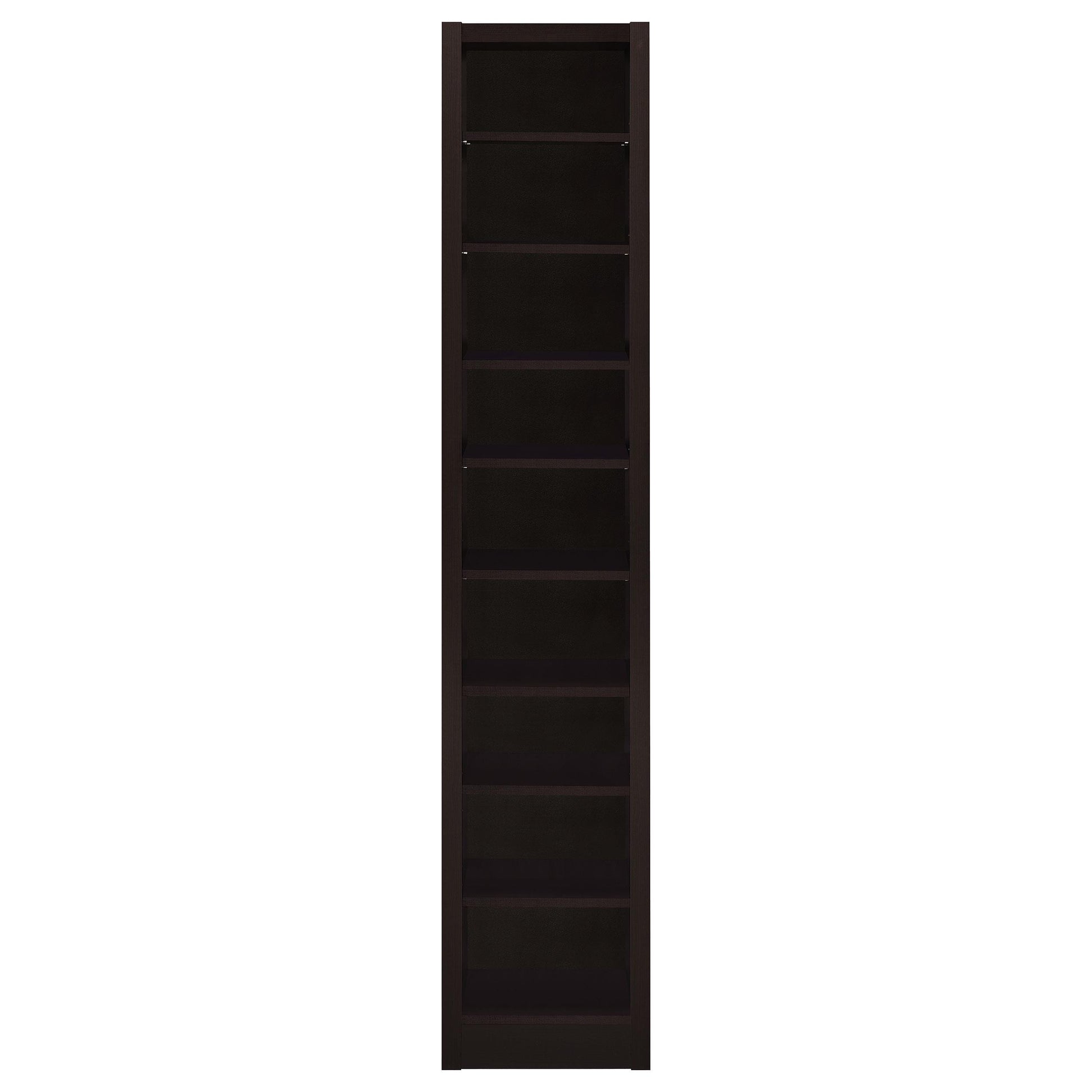  Coaster Furniture Eliam 800285 71-inch 9-shelf Bookcase - Cappuccino IMAGE 2