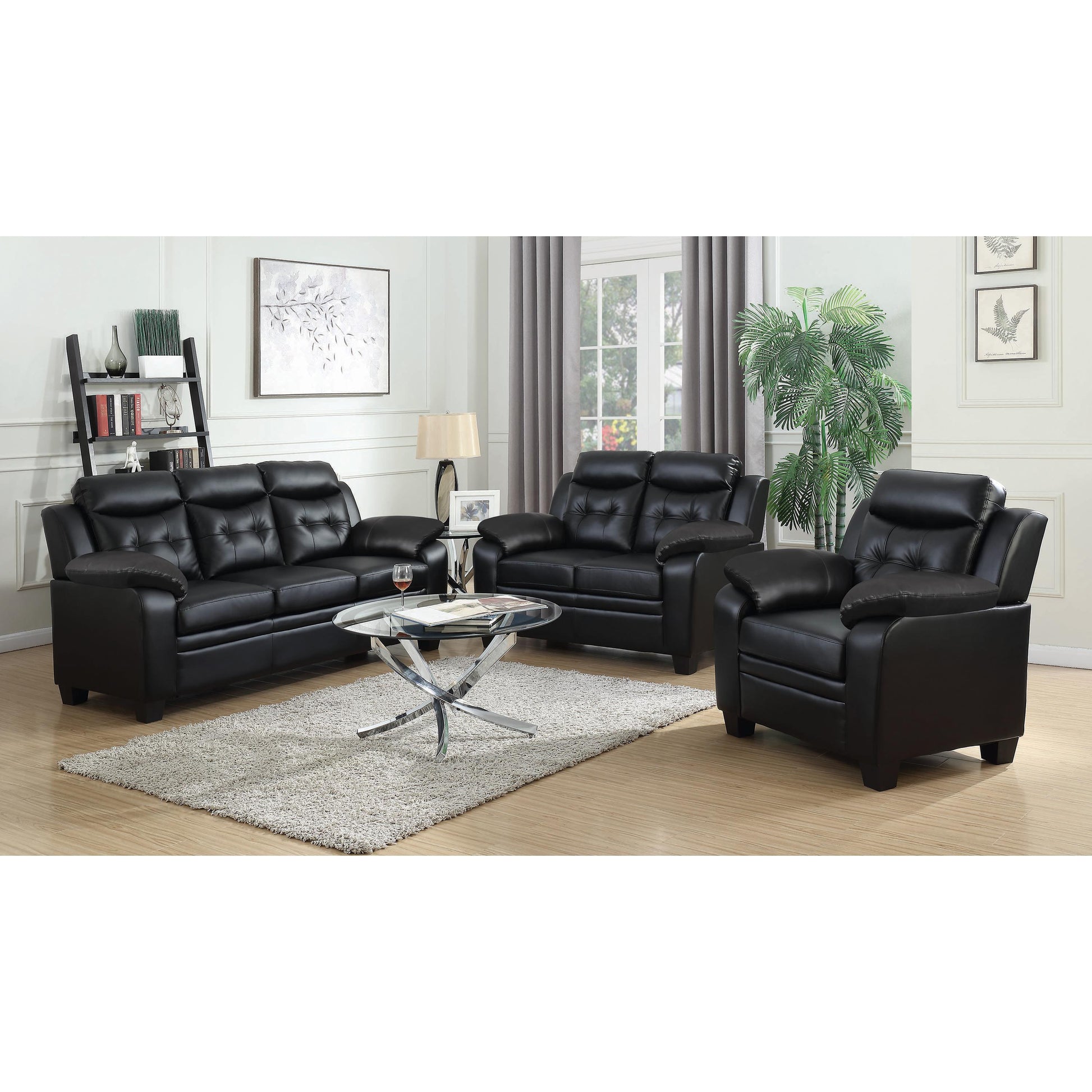  Coaster Furniture Finley 506551 3 pc Living Room Set IMAGE 1