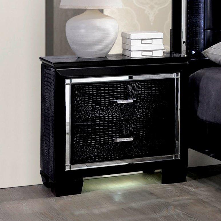  Furniture of America Bellanova CM7979BK 6 pc King Upholstered Panel Bedroom Set IMAGE 6