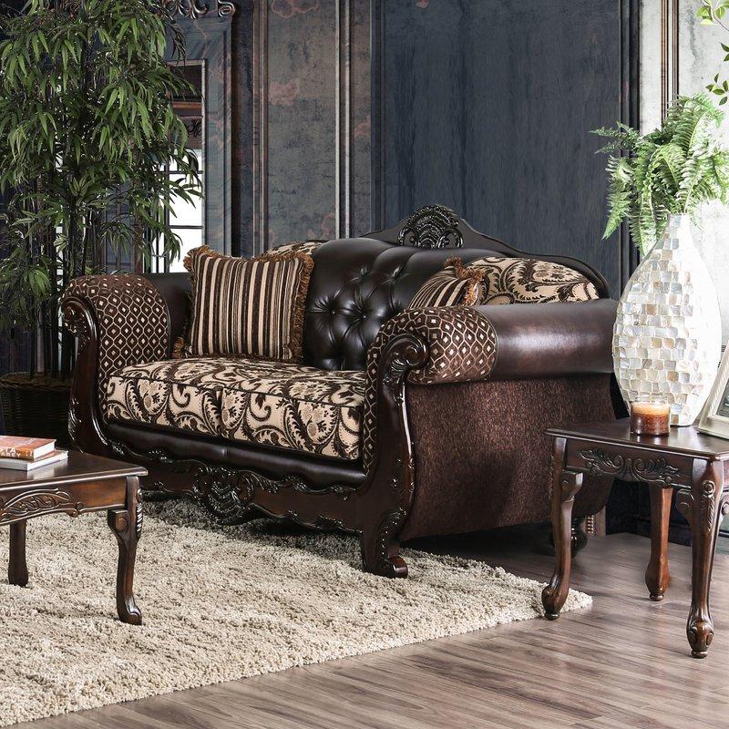  Furniture of America Quirino SM6416 2 pc Living Room Set IMAGE 3