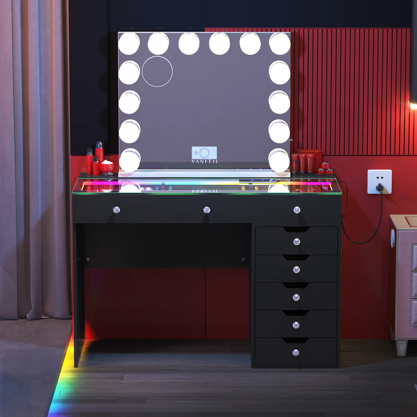 Sky Diana Vanity with bluetooth mirror