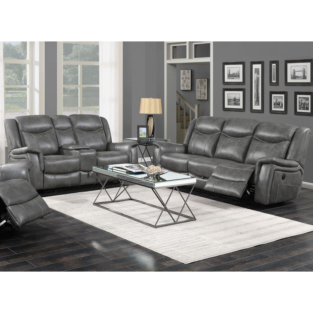  Coaster Furniture Conrad 650354 2 pc Reclining Living Room Set IMAGE 1