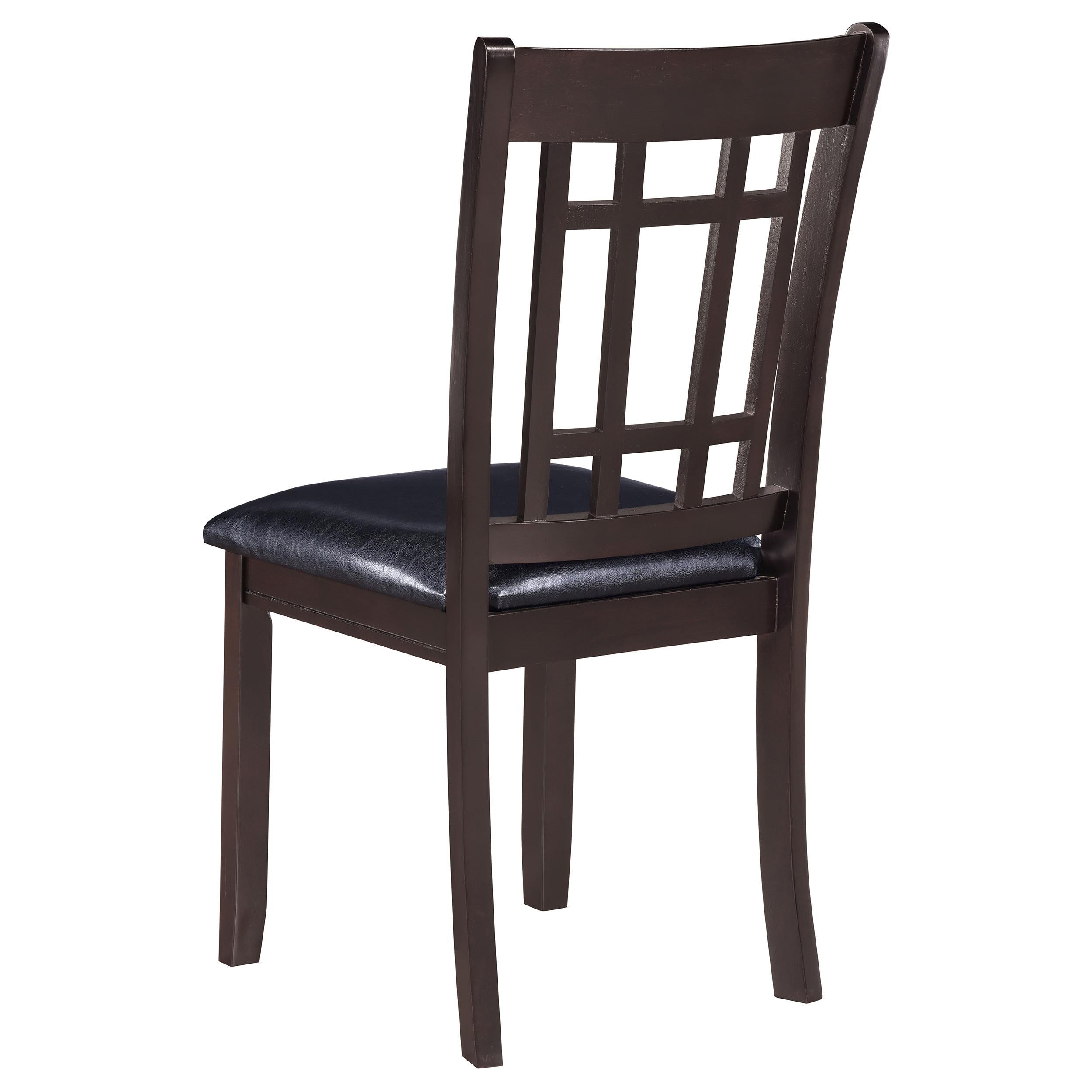  Coaster Furniture Lavon 102672 Wood Dining Side Chair - Espresso (Set of 2) IMAGE 5