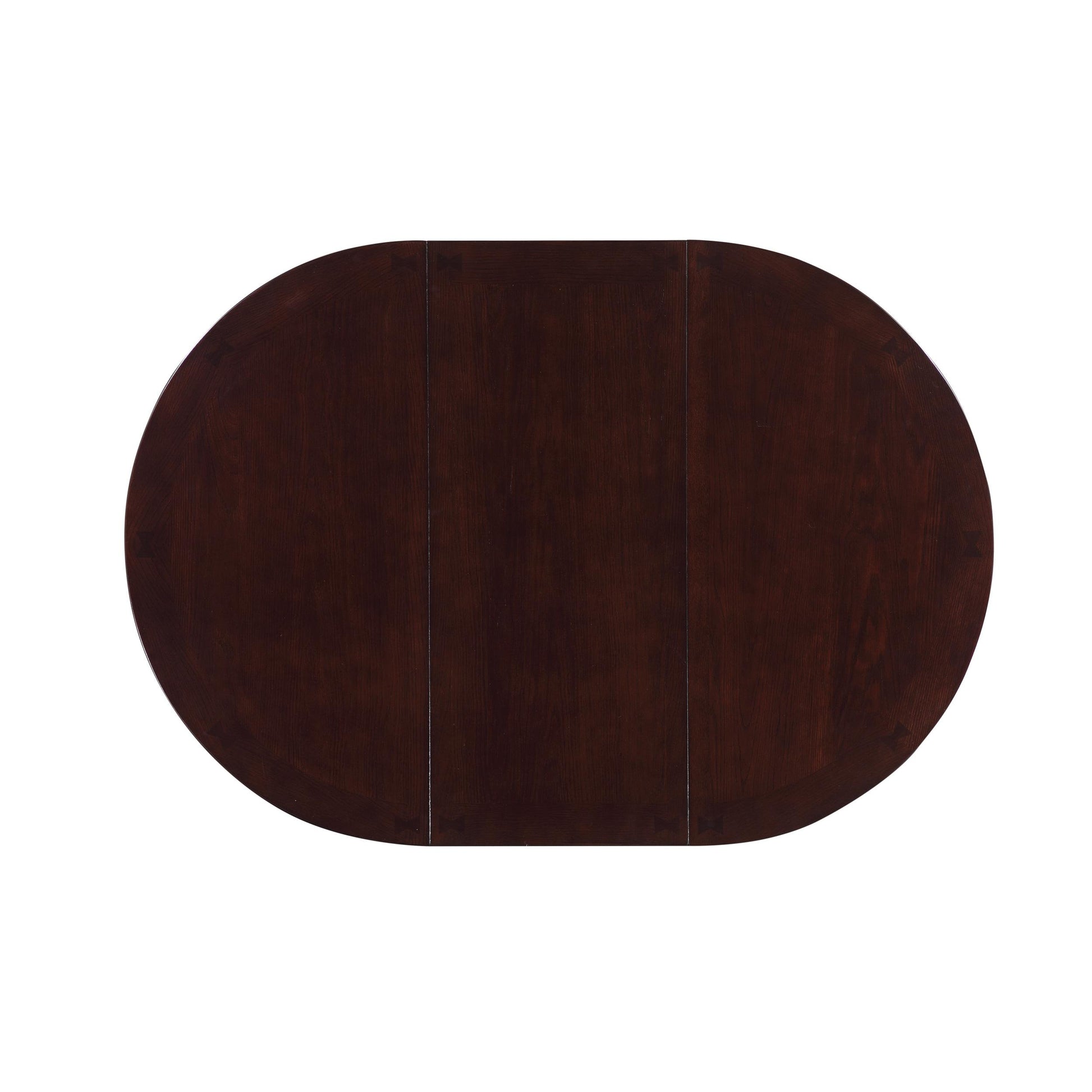  Coaster Furniture Lavon 102671 Oval 60-inch Extension Leaf Dining Table - Espresso IMAGE 3