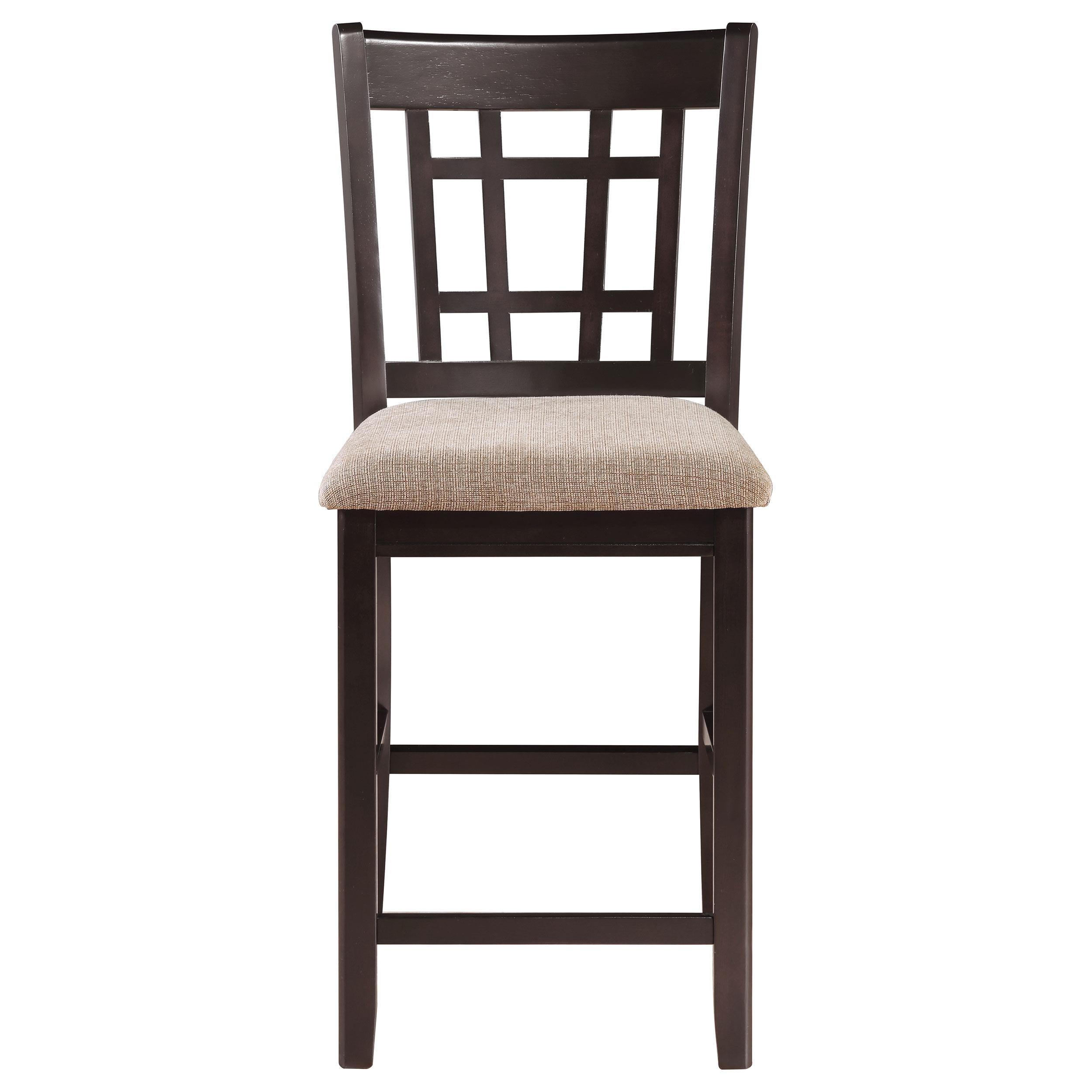  Coaster Furniture Lavon 105279 Wood Counter Chair - Tan and Espresso (Set of 2) IMAGE 2