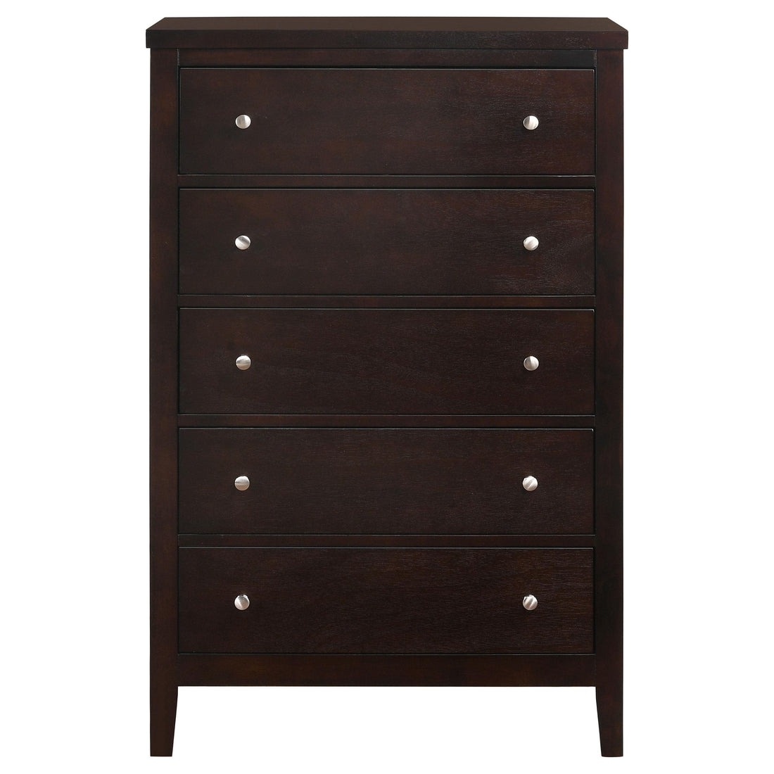  Coaster Furniture Carlton 202095 5-Drawer Bedroom Chest - Cappuccino IMAGE 1