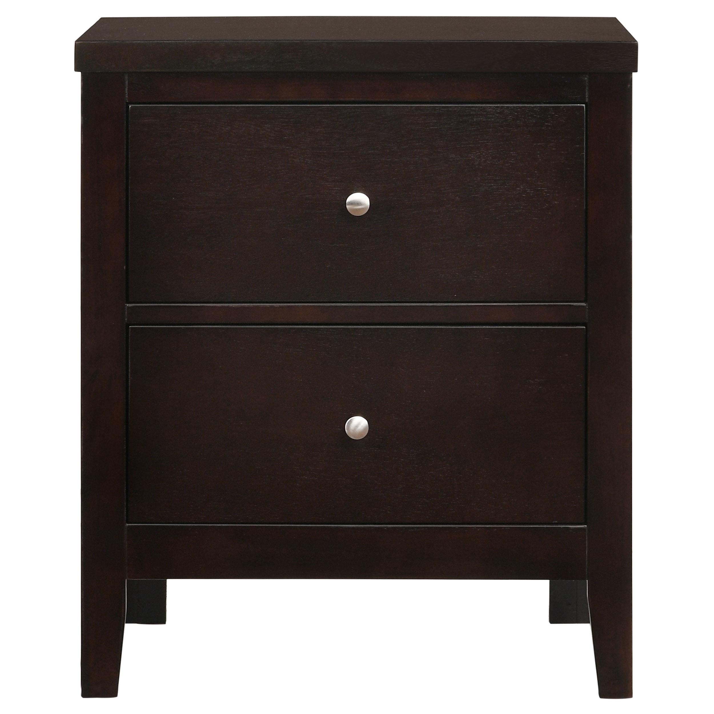  Coaster Furniture Carlton 202092 2-Drawer Nightstand - Cappuccino IMAGE 2