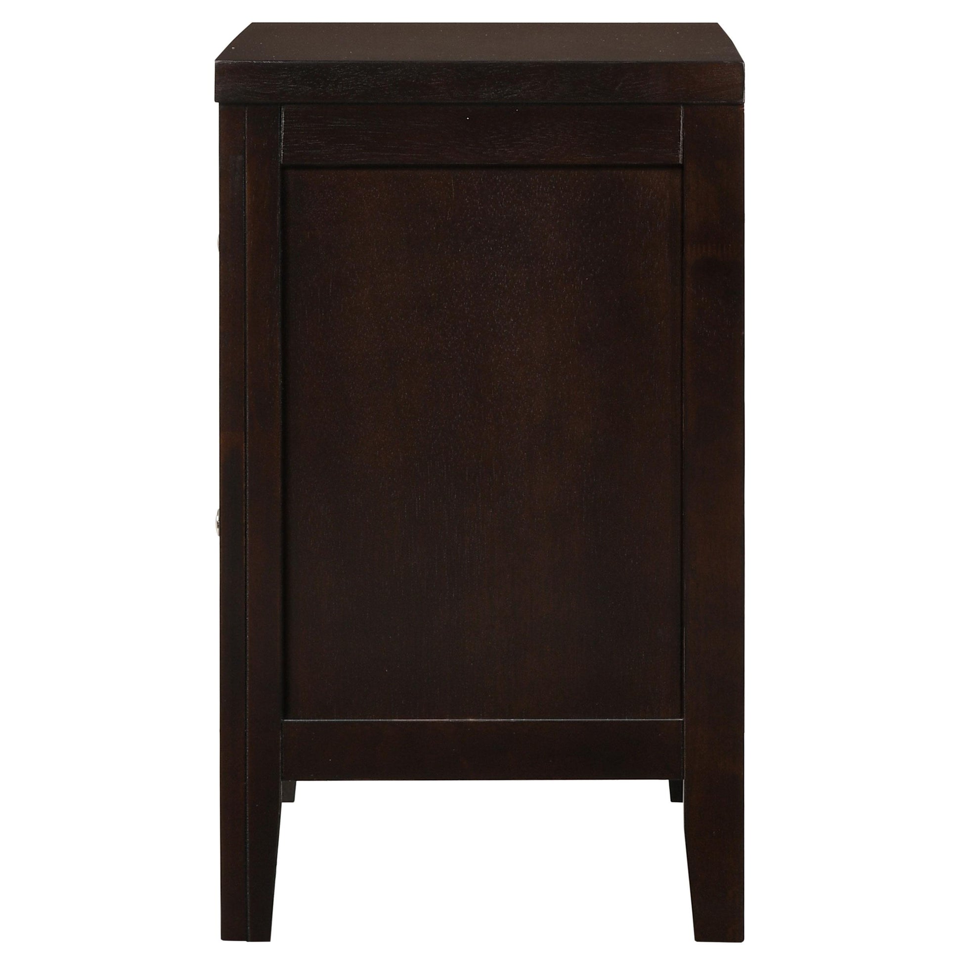  Coaster Furniture Carlton 202092 2-Drawer Nightstand - Cappuccino IMAGE 4