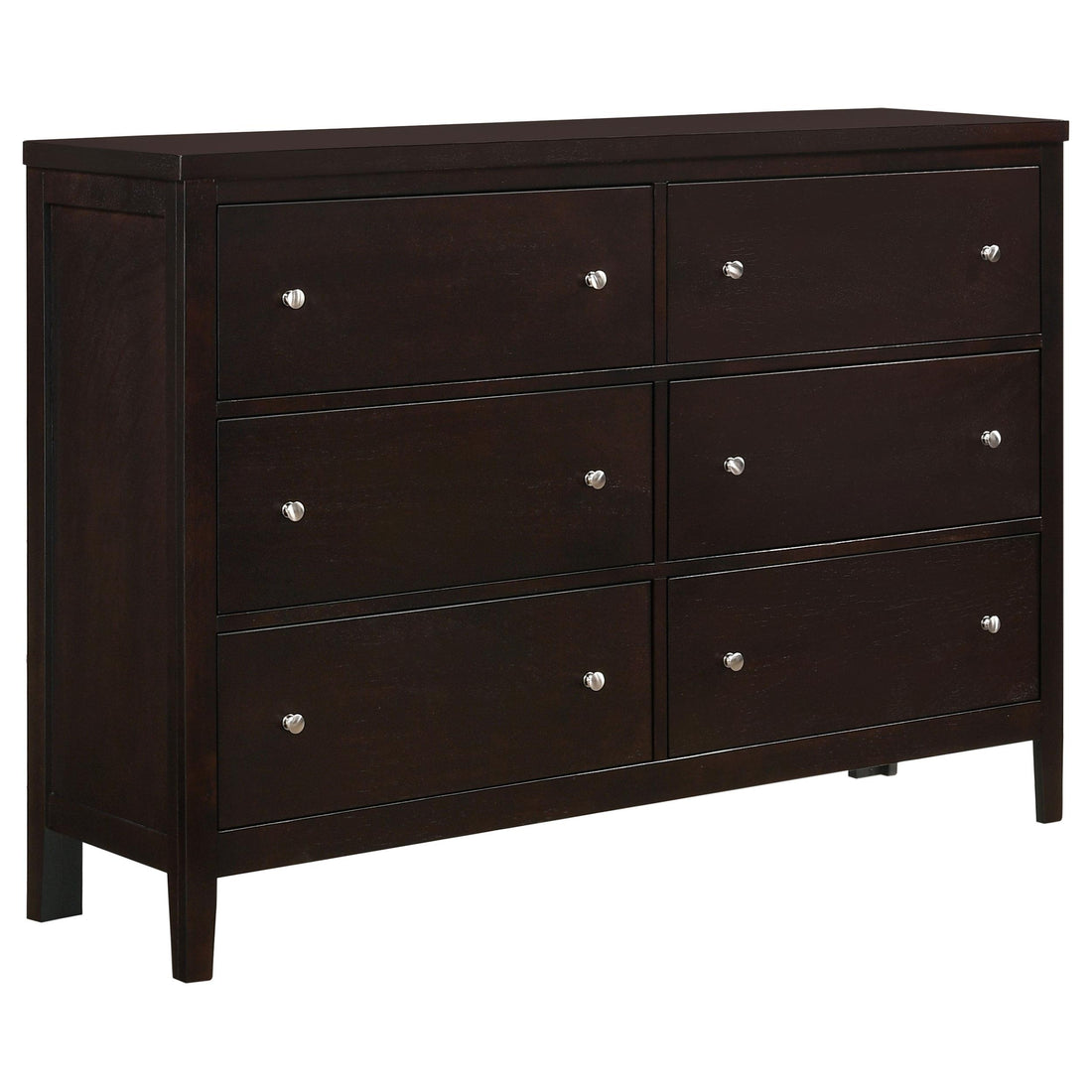  Coaster Furniture Carlton 202093 6-Drawer Dresser - Cappuccino IMAGE 1