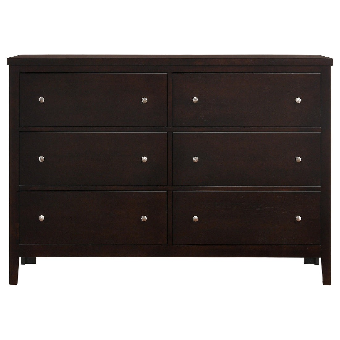  Coaster Furniture Carlton 202093 6-Drawer Dresser - Cappuccino IMAGE 1