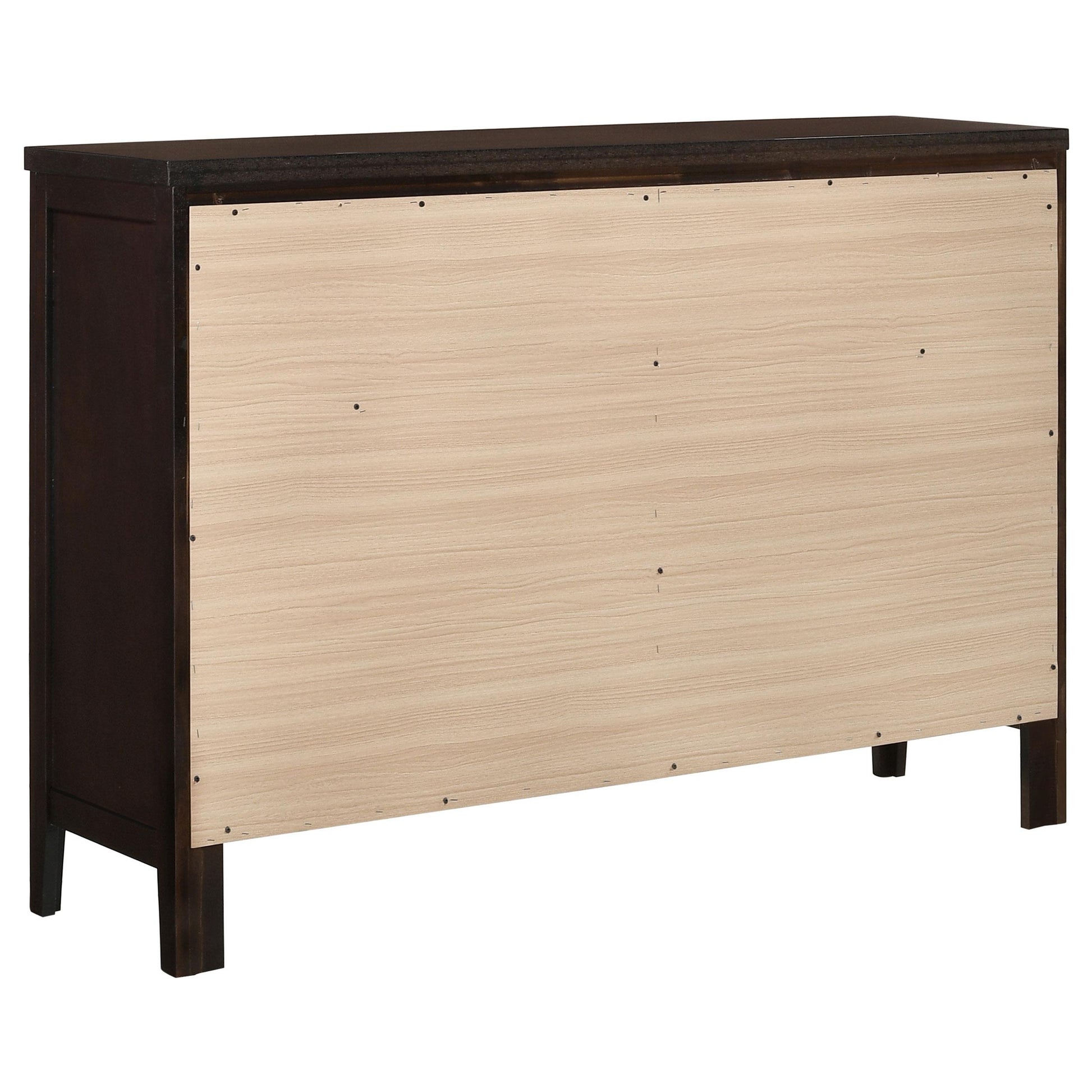  Coaster Furniture Carlton 202093 6-Drawer Dresser - Cappuccino IMAGE 5