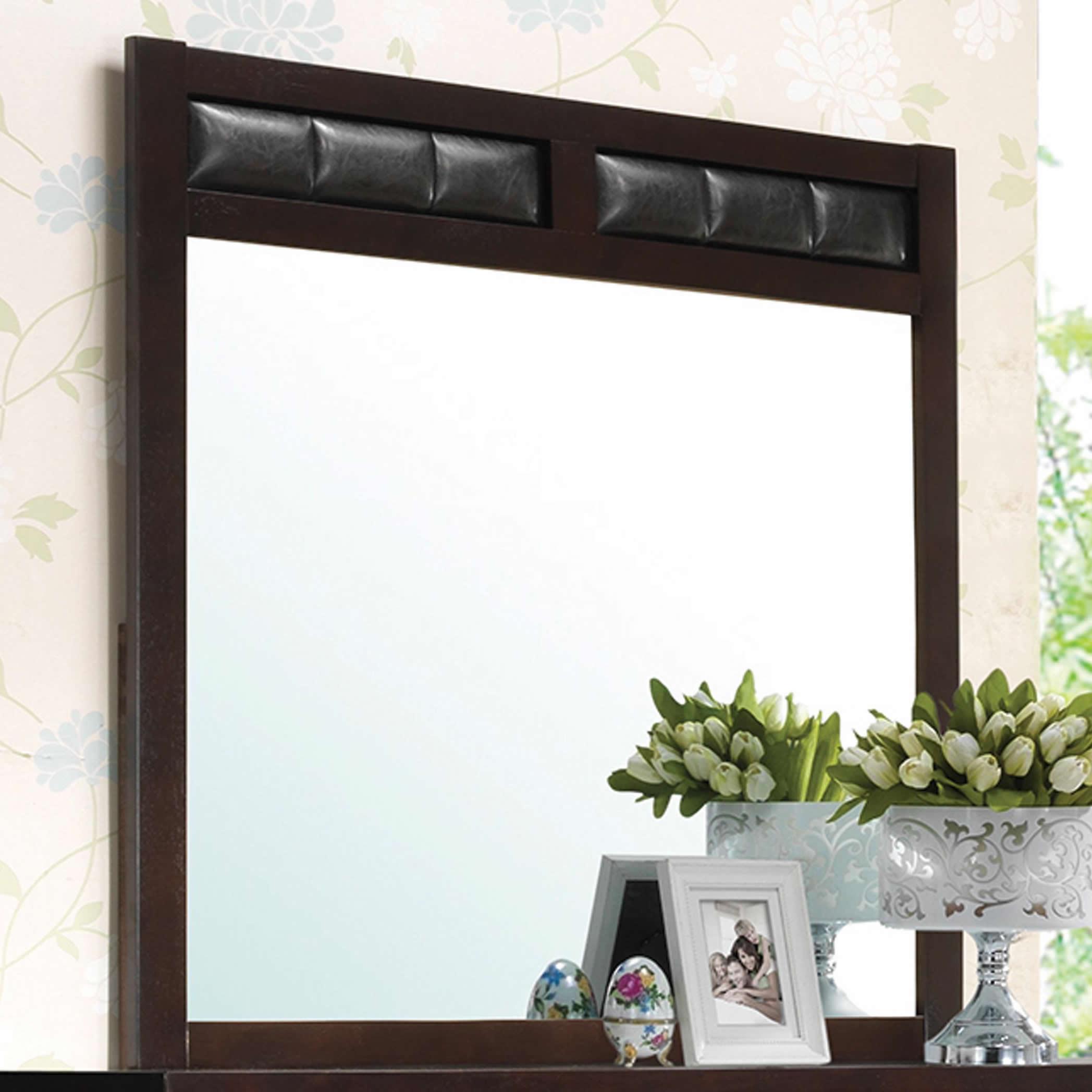  Coaster Furniture Carlton 202094 Dresser Mirror - Cappuccino IMAGE 1