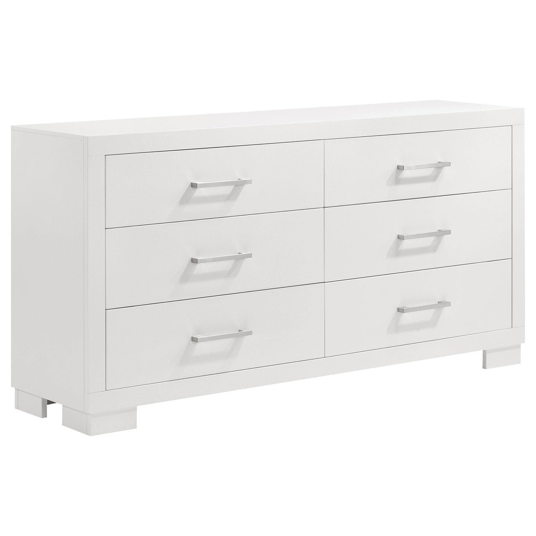  Coaster Furniture Jessica 202993 6-Drawer Dresser - Snow White IMAGE 1