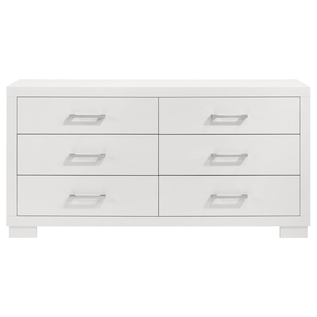  Coaster Furniture Jessica 202993 6-Drawer Dresser - Snow White IMAGE 1