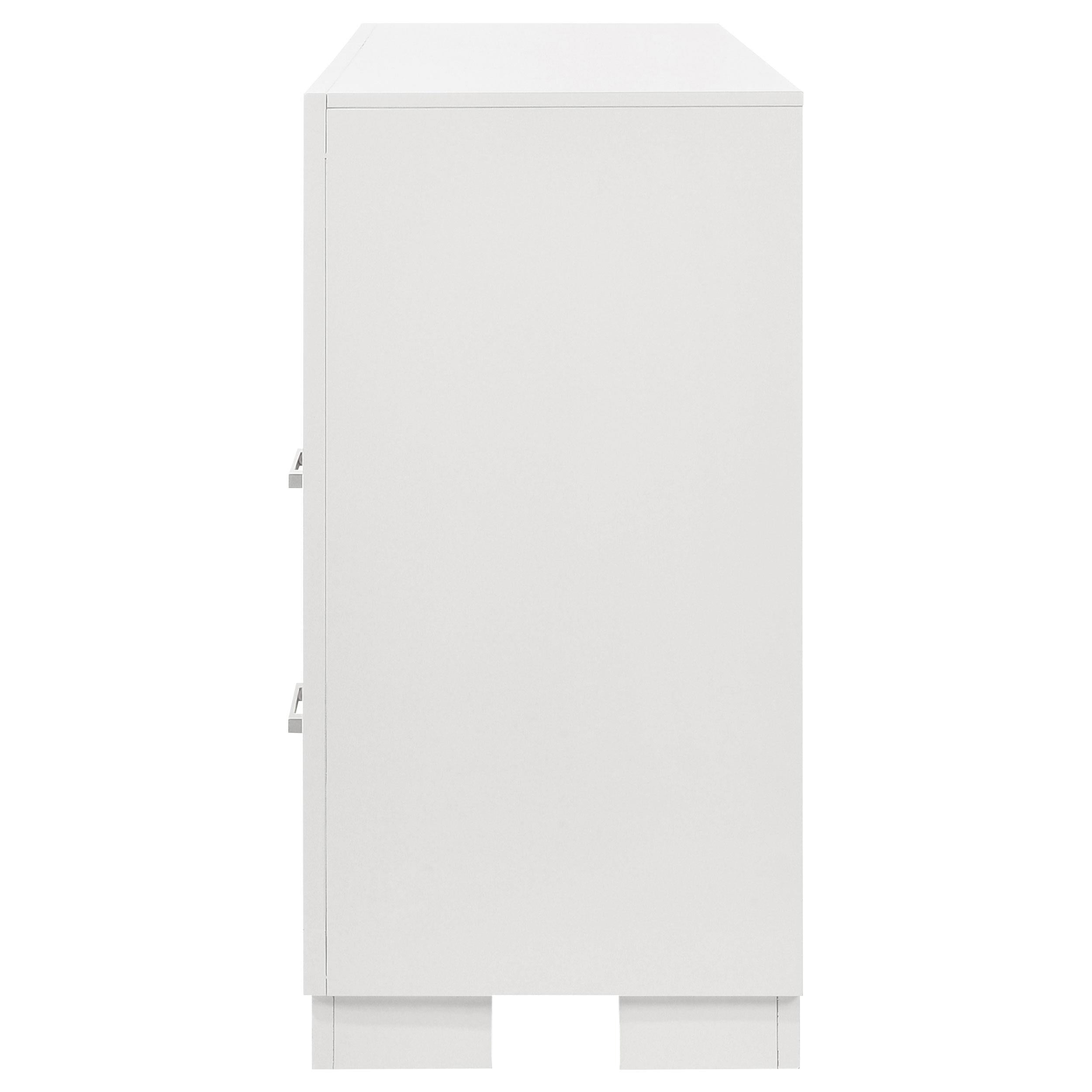  Coaster Furniture Jessica 202993 6-Drawer Dresser - Snow White IMAGE 4