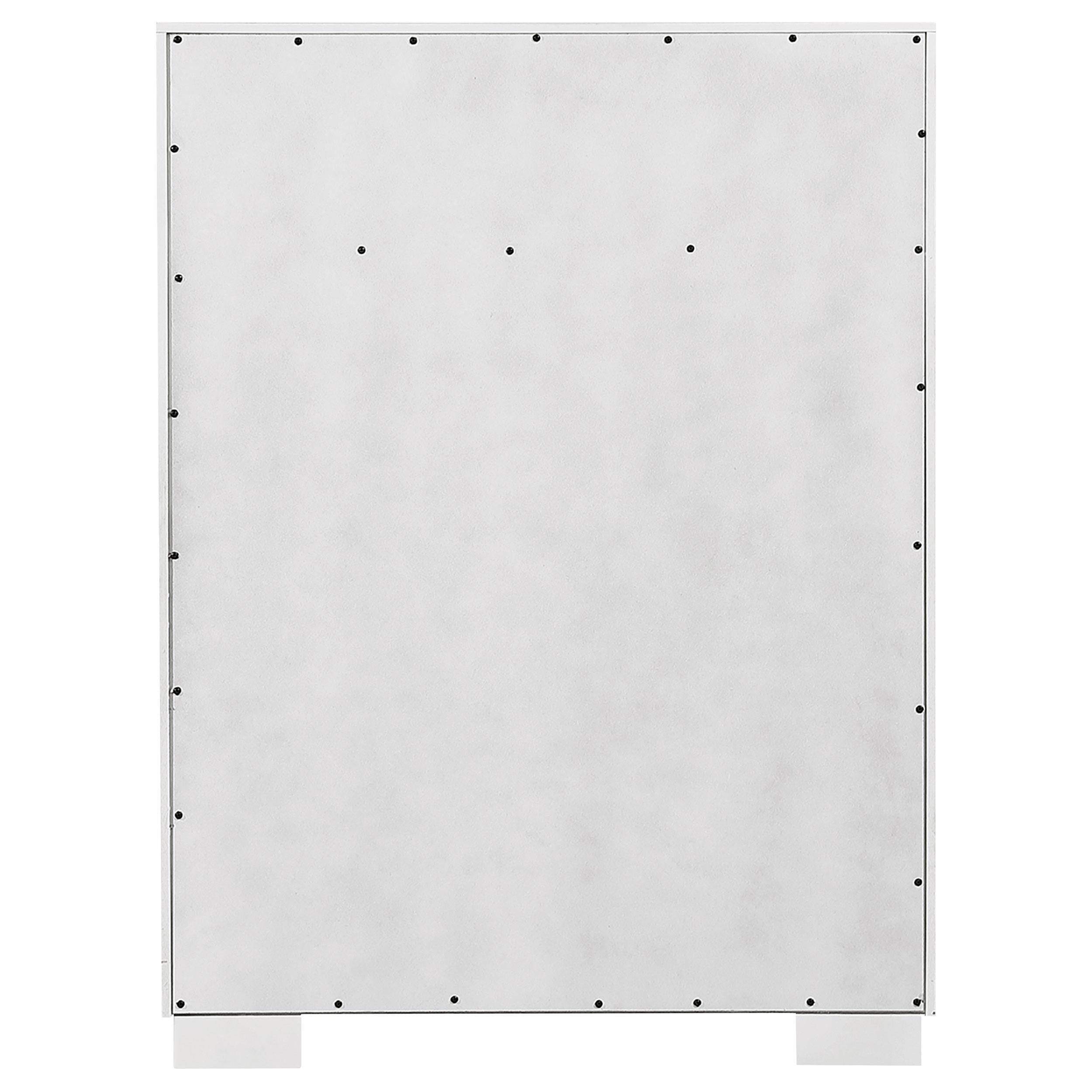  Coaster Furniture Jessica 202995 5-Drawer Bedroom Chest - Snow White IMAGE 6