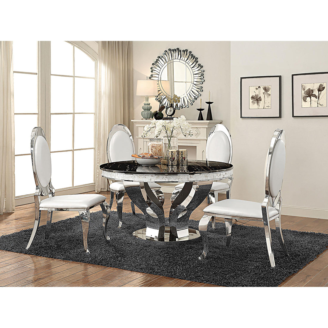  Coaster Furniture Antoine 107871 5 pc Dining Set IMAGE 1