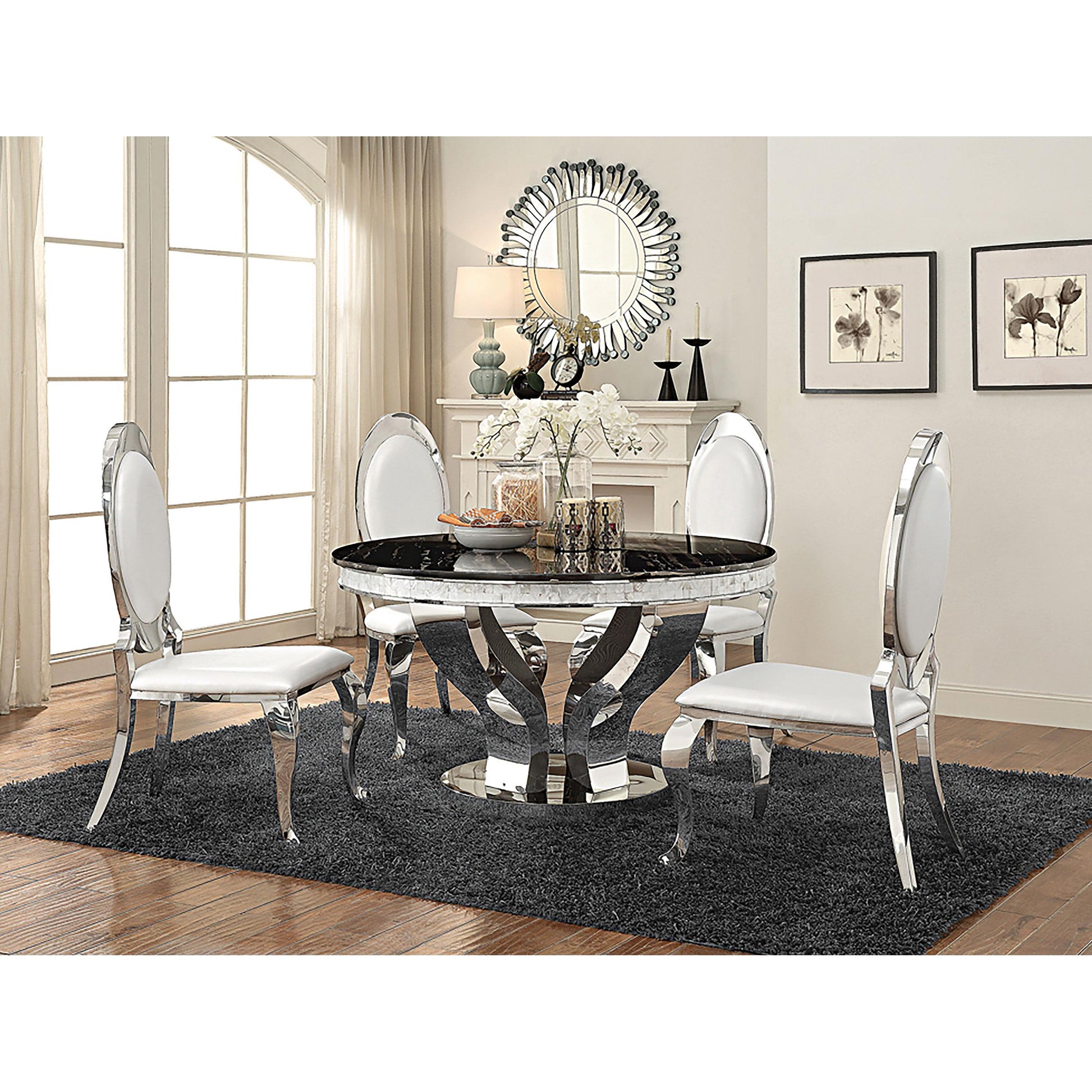  Coaster Furniture Antoine 107871 5 pc Dining Set IMAGE 1