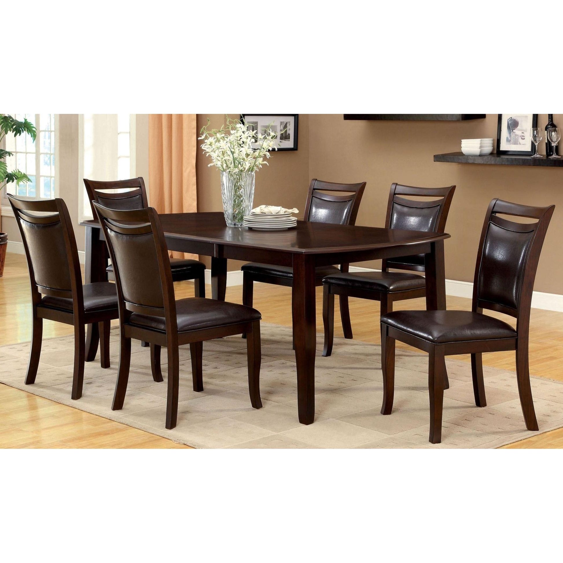  Furniture of America Woodside Dining Table CM3024T IMAGE 4