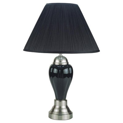  Crown Mark Table Lamp 6115-BK-SHADE/6115-BK-BASE IMAGE 1