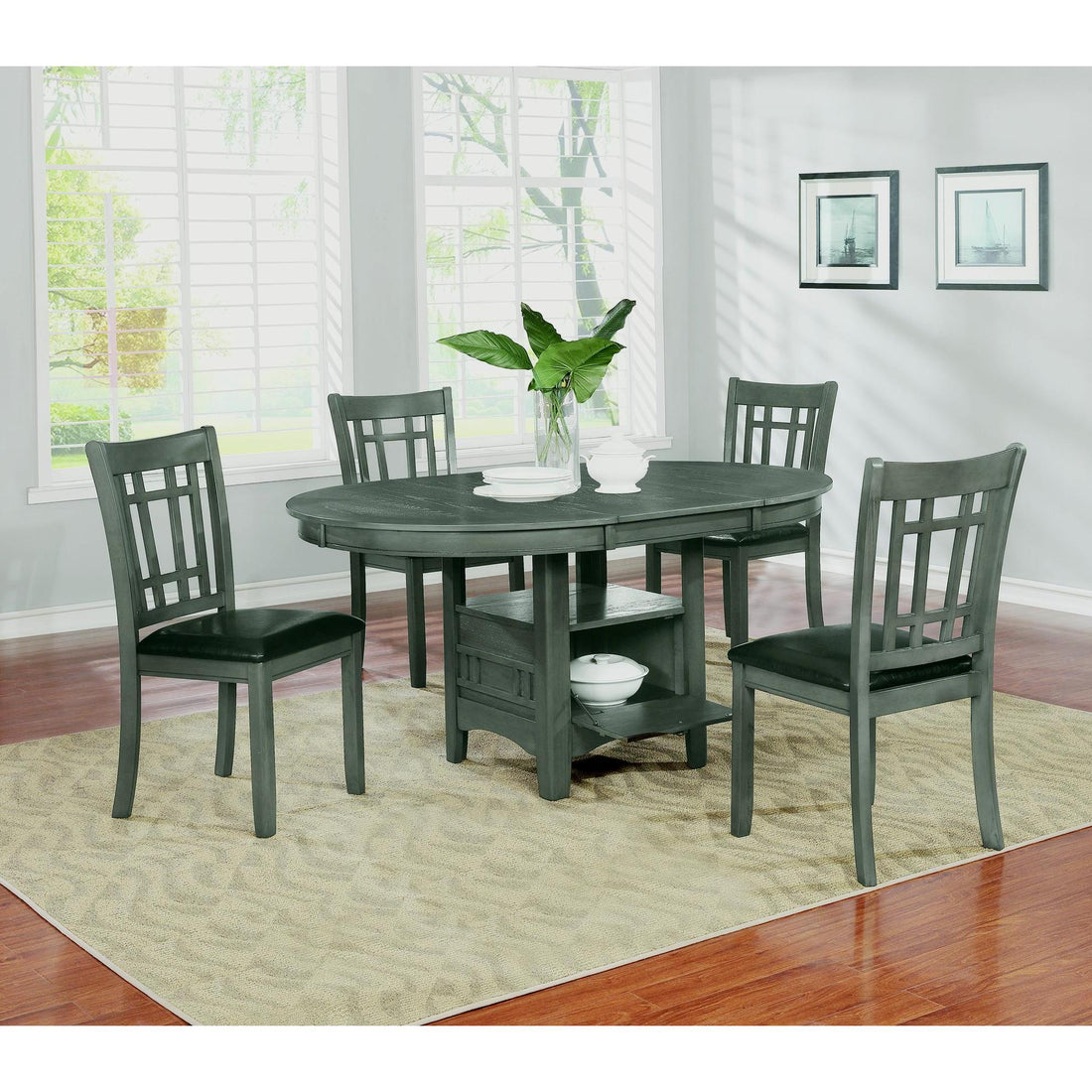  Coaster Furniture Lavon 108211 5 pc Dining Set IMAGE 1